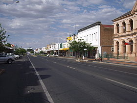 la grand rue de Cootamundra