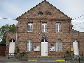 La mairie de Saint-Aybert