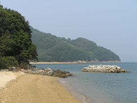 Une plage de Manabeshima