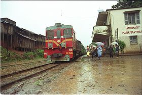 La gare d'Ambinany-Manampatrana