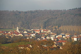 Vue générale de Mandeure