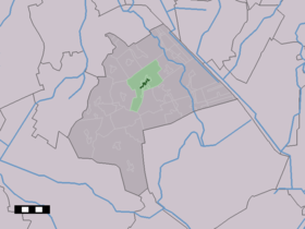 Localisation de Eext dans la commune de Aa en Hunze
