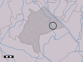 Localisation de Gasselterboerveen dans la commune de Aa en Hunze