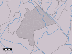 Localisation de Nieuwediep dans la commune de Aa en Hunze