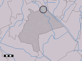 Localisation de Spijkerboor dans la commune de Aa en Hunze