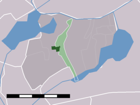 Localisation de Rijpwetering dans la commune de Kaag en Braassem