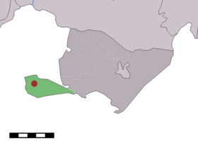 Localisation de Castelré dans la commune de Baarle-Nassau