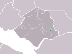 Localisation de Simonshaven dans la commune de Bernisse
