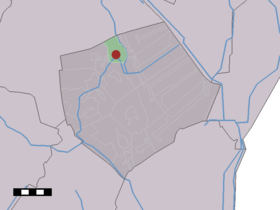 Localisation de Bronnegerveen dans la commune de Borger-Odoorn