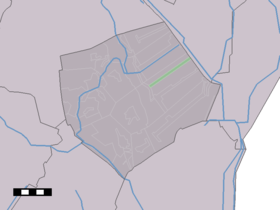 Localisation de Eerste Exloërmond dans la commune de Borger-Odoorn