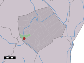 Localisation de Eeserveen dans la commune de Borger-Odoorn