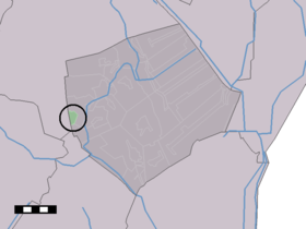Localisation de Ellertshaar dans la commune de Borger-Odoorn