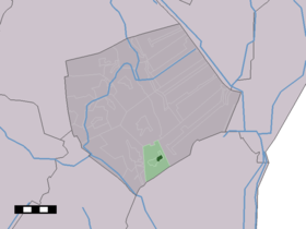 Localisation de Valthe dans la commune de Borger-Odoorn