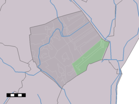 Localisation de Valthermond dans la commune de Borger-Odoorn
