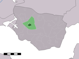 Localisation de 's-Heerenhoek dans la commune de Borsele