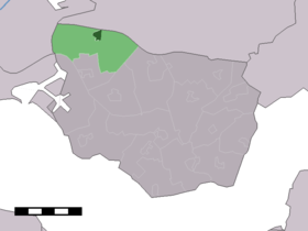 Localisation de Lewedorp dans la commune de Borsele