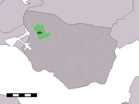Localisation de Nieuwdorp dans la commune de Borsele