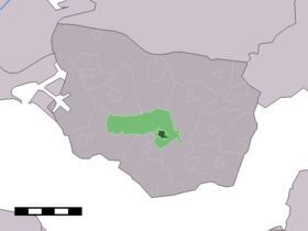 Localisation de Ovezande dans la commune de Borsele