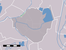 Localisation de Amstelhoek dans la commune de De Ronde Venen