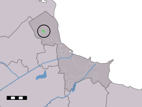 Localisation de Losdorp dans la commune de Delfzijl