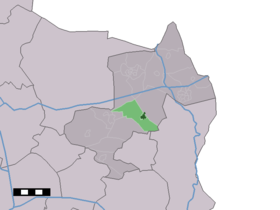 Localisation de Rossum dans la commune de Dinkelland