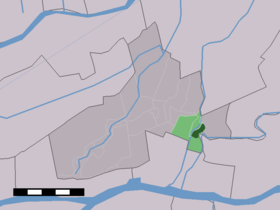 Localisation de Arkel dans la commune de Giessenlanden