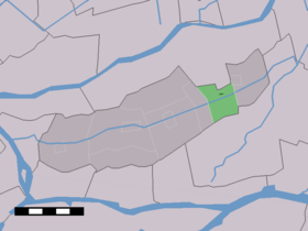 Localisation de Ottoland dans la commune de Graafstroom