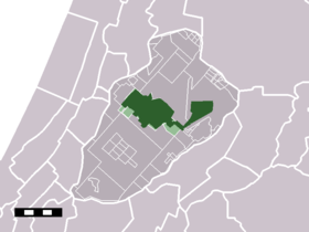 Localisation de Hoofddorp dans la commune de Haarlemmermeer