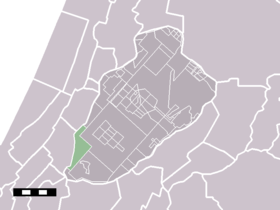 Localisation de Lisserbroek dans la commune de Haarlemmermeer
