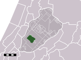 Localisation de Nieuw-Vennep dans la commune de Haarlemmermeer