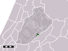 Localisation de Rijsenhout dans la commune de Haarlemmermeer