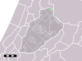 Localisation de Vijfhuizen dans la commune de Haarlemmermeer