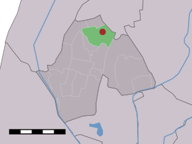 Localisation de Groenveld dans la commune de Harenkarspel