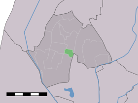 Localisation de Kalverdijk dans la commune de Harenkarspel
