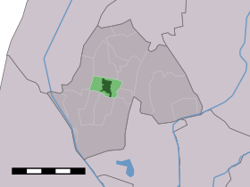 Localisation de Tuitjenhorn dans la commune de Harenkarspel