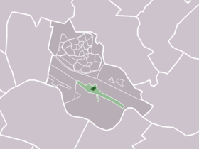 Localisation de Schalkwijk dans la commune de Houten