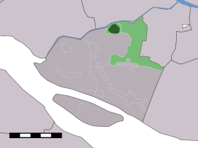 Localisation de Nieuw-Beijerland dans la commune de Korendijk