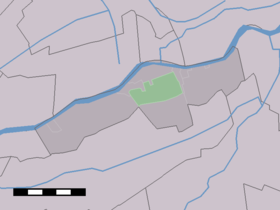 Localisation de Graafland dans la commune de Liesveld