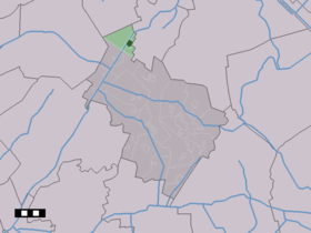 Localisation de Bovensmilde dans la commune de Midden-Drenthe