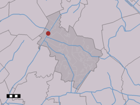 Localisation de Hijkersmilde dans la commune de Midden-Drenthe