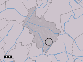 Localisation de Mantinge dans la commune de Midden-Drenthe