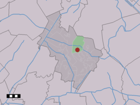 Localisation de Zwiggelte dans la commune de Midden-Drenthe