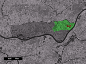 Localisation de Ophemert dans la commune de Neerijnen