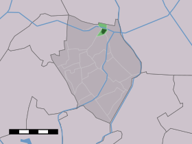 Localisation de Kolhorn dans la commune de Niedorp