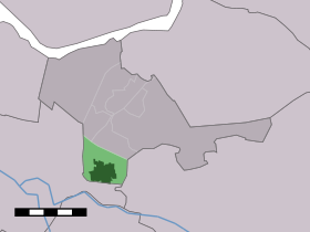 Localisation de Hoevelaken dans la commune de Nijkerk
