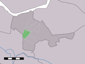 Localisation de Holkerveen dans la commune de Nijkerk