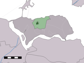 Localisation de Wissenkerke dans la commune de Noord-Beveland