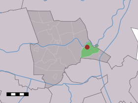 Localisation de Beerze dans la commune de Ommen