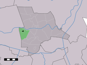Localisation de Vilsteren dans la commune de Ommen