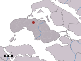 Localisation de Brijdorpe dans la commune de Schouwen-Duiveland